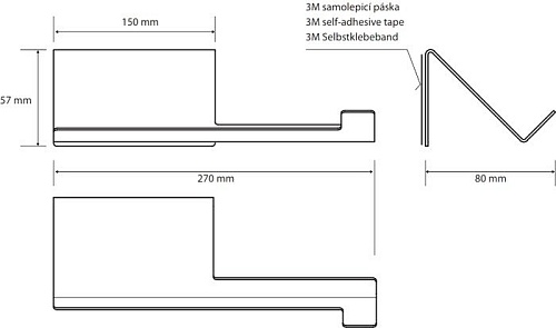 Держатель для туалетной бумаги Bemeta Nivo 101104015