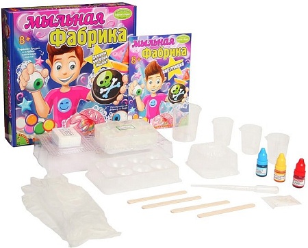 Набор для опытов Bondibon Науки с Буки Мыльная фабрика ВВ1122