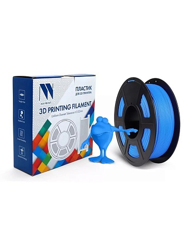 Пластик NV Print NV-3D-PLA-MATTE-BLUE (1.75мм, 1кг, матовый синий)
