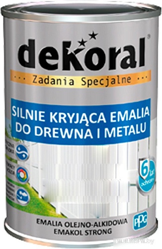 Эмаль Dekoral Emakol Strong 0.9 л (слоновая кость)