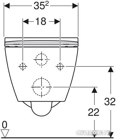 Унитаз Geberit Smyle Square Rimfree 500.685.01.1