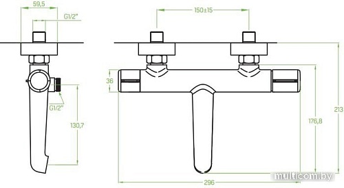 Смеситель Laveo Pretto BAO 010D