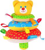 Мягкая игрушка Мякиши ШуМякиши Пирамидка Мишка [322]