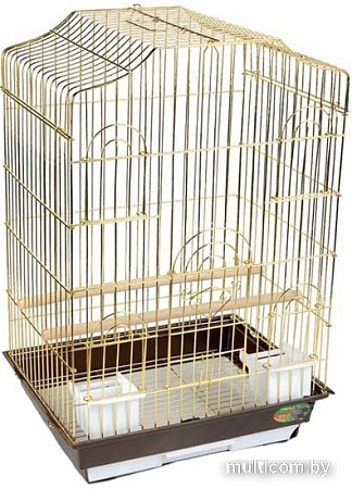 Клетка Triol 6112G-K (золотистый)