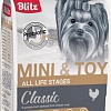 Сухой корм для собак Blitz Classic Mini &amp; Toy Breeds All Life Stages (для мелких и миниатюрных пород всех возрастов) 7 кг