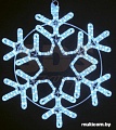 3D-фигура Neon-night Снежинка (55x55 см, белый теплый) [501-324]