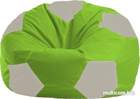Кресло-мешок Flagman Мяч Стандарт М1.1-183 (салатовый/белый)