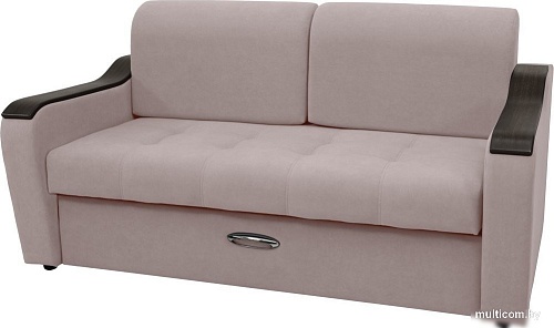 Диван Сириус Лидер-3 ППУ 185x110 (Eva 05 велюр светло-бежевый)