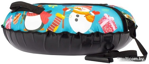 Тюбинг Snowstorm BZ-100 Cristmass W112887 (100см, бирюзовый/черный)