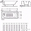 Ванна Roca Continental 170x70 21291100R