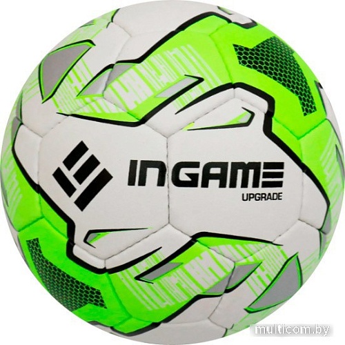 Футбольный мяч Ingame Upgrade IFB-133 (5 размер, белый/зеленый)