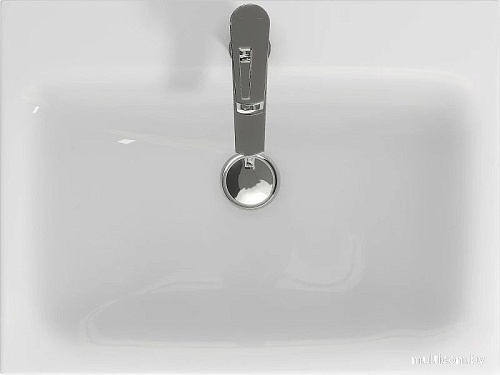 Runo Тумба с умывальником Runo Афина 60 + Moduo 60 (подвесная, цемент)