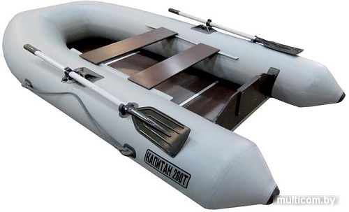 Моторно-гребная лодка Тонар Капитан 280ТС (серый)
