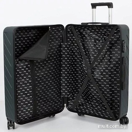 Чемодан-спиннер Mr.Bag 338-9101/5-26DGN (темно-зеленый)