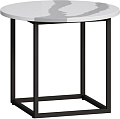Журнальный столик LoftyHome Годмар Арти 1627386 (мрамор сноу)