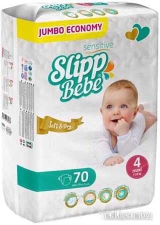 Подгузники Slipp Bebe №4 7-18 кг (70 шт)