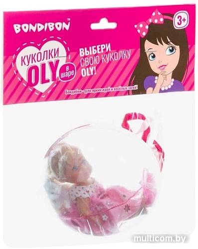 Кукла Bondibon OLY с собачкой ВВ3885