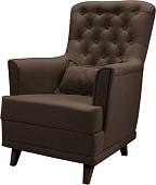 Интерьерное кресло Mio Tesoro Каприз (Velutto 23/шоколад)
