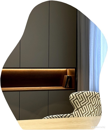 Зеркало eMZe 76x92 LED.CLOUD.76.92.4K (с подсветкой)