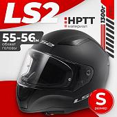 LS2 FF353 Rapid II Solid (S, черный матовый)