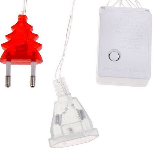 Световой дождь Luazon Led-180 (1.5x1 м, красный) [1080455]