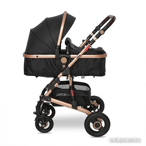 Универсальная коляска Lorelli Alba Premium Set 2023 (3 в 1, black)