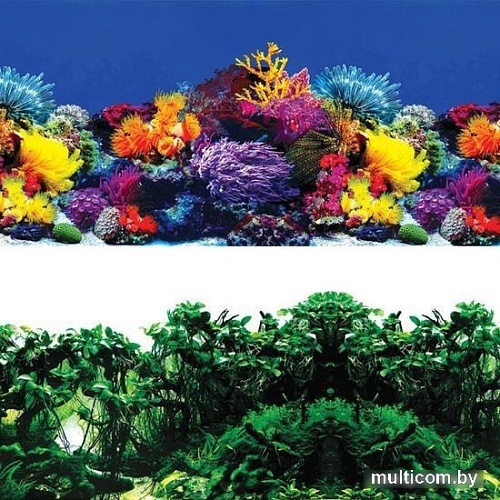 Фон Laguna 8001/8002 Обитатели рифа/Джунгли 30x60 см