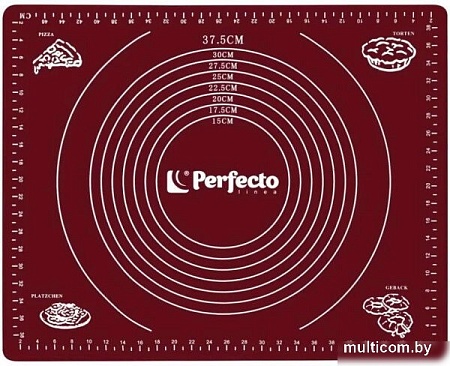 Силиконовый коврик Perfecto Linea Burgundy 23-504014
