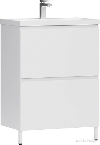 Belux Тумба под умывальник Минск Н 70-02 (1, белый глянцевый)