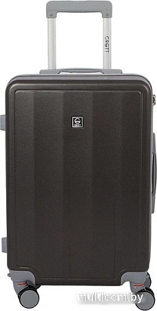 Чемодан-спиннер Grott 340-614/5-22 (серый)