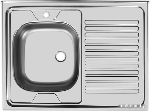 Кухонная мойка Ukinox Стандарт STD800.600 4C 0L (с сифоном)