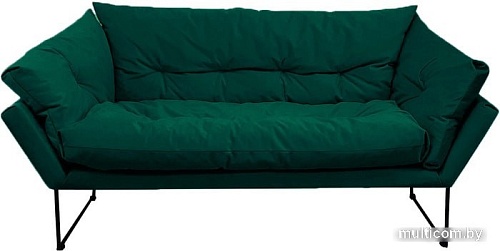 Диван Brioli Анико двухместный (велюр, B63 бирюзовый)