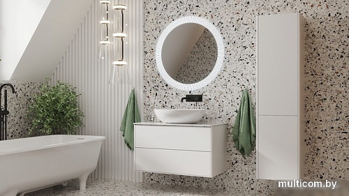 Belux Тумба под умывальник Джаз НП 90-02 (белый глянец)