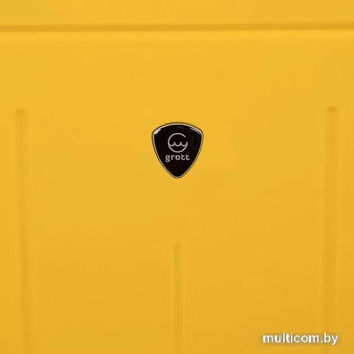 Чемодан-спиннер Grott 197-PP1906/3-24 (желтый)