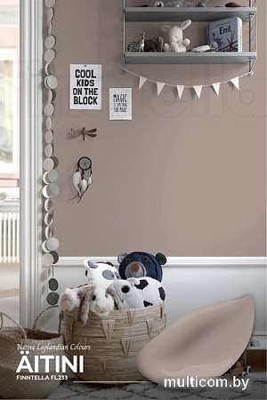 Краска Finntella Foxy Lapselli Matte Aitini F-50-1-9-FL233 9 л (коричневый)