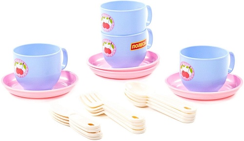 Набор игрушечной посуды Полесье Минутка 80264 (на 4 персоны)