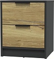 Комоды, тумбы Интерлиния Концепт КТ-ТК1-57 (дуб нокс/антрацит)