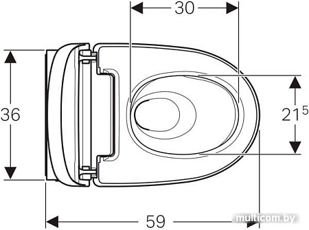 Унитаз Geberit AquaClean Mera Comfort 146.214.11.1