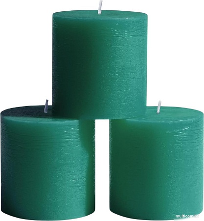Набор свечей Мелт 75 мм (3 шт, темно-зеленый)