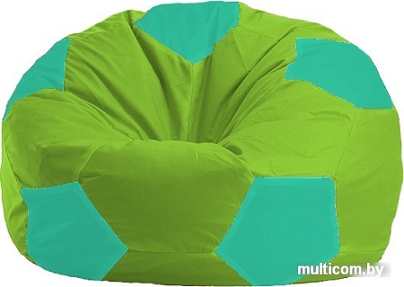 Кресло-мешок Flagman Мяч Стандарт М1.1-182 (салатовый/бирюзовый)
