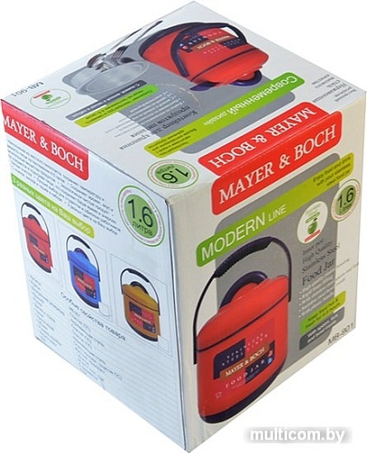 Термос для еды Mayer&Boch MB-901-1 1.6л (красный)