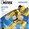 Mirex AG8 / LR1120 1.5V 6 шт блистер 23702-LR1120-E6