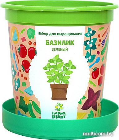Набор для опытов Happy plant Базилик зеленый hpn-14