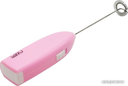 Ручной вспениватель молока Miru KA044 (розовый)