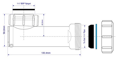 Сифон McAlpine WHB1-32