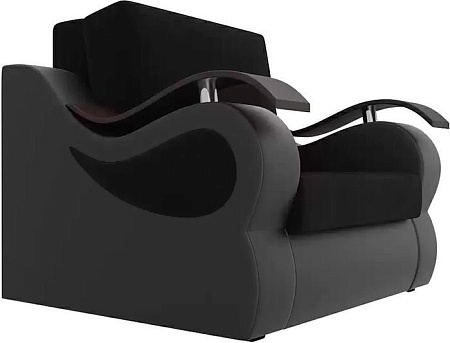 Кресло-кровать Mebelico Меркурий 105488 80 см (черный/черный)