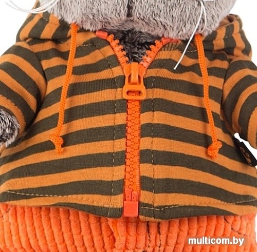 Мягкая игрушка Basik & Co Басик штанах и полосатой кофте (22 см)