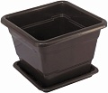 Кашпо БЗПИ 23с332-3567 (7 л, коричневый)