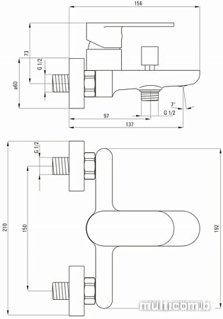 Смеситель Deante Alpinia BGA 010M