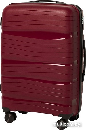 Чемодан-спиннер Pride PP9802 (S, бургунди)